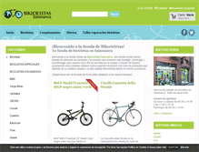Tablet Screenshot of bicicletassalamanca.com